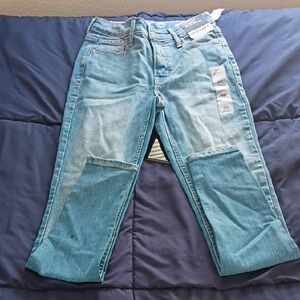 Stylish Light Blue Ankle Jeans